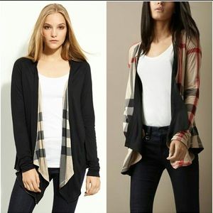 Authentic Burberry reversible cardigan